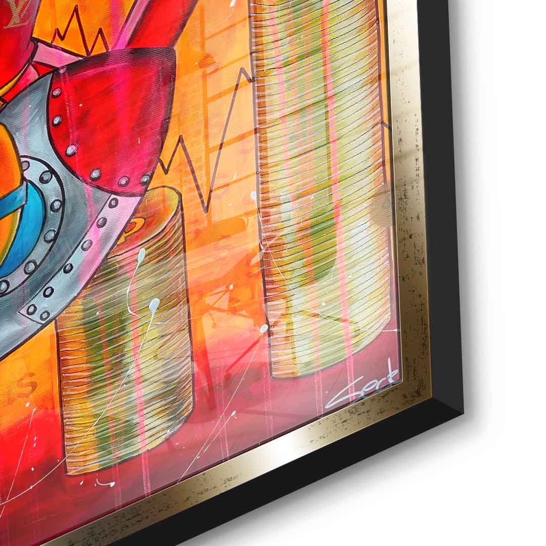 To the moon - Acrylic glass