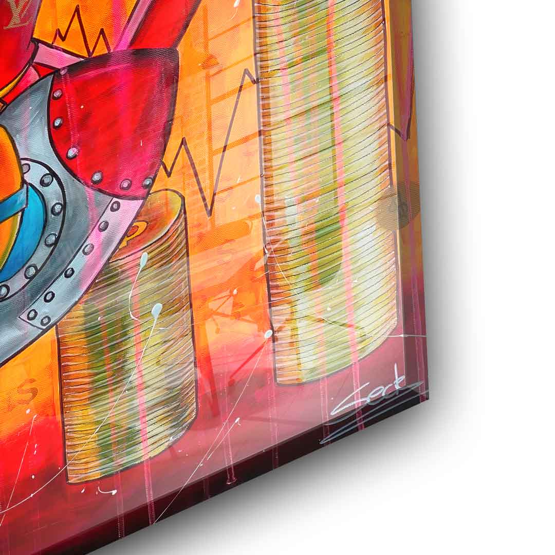 To the moon - Acrylic glass