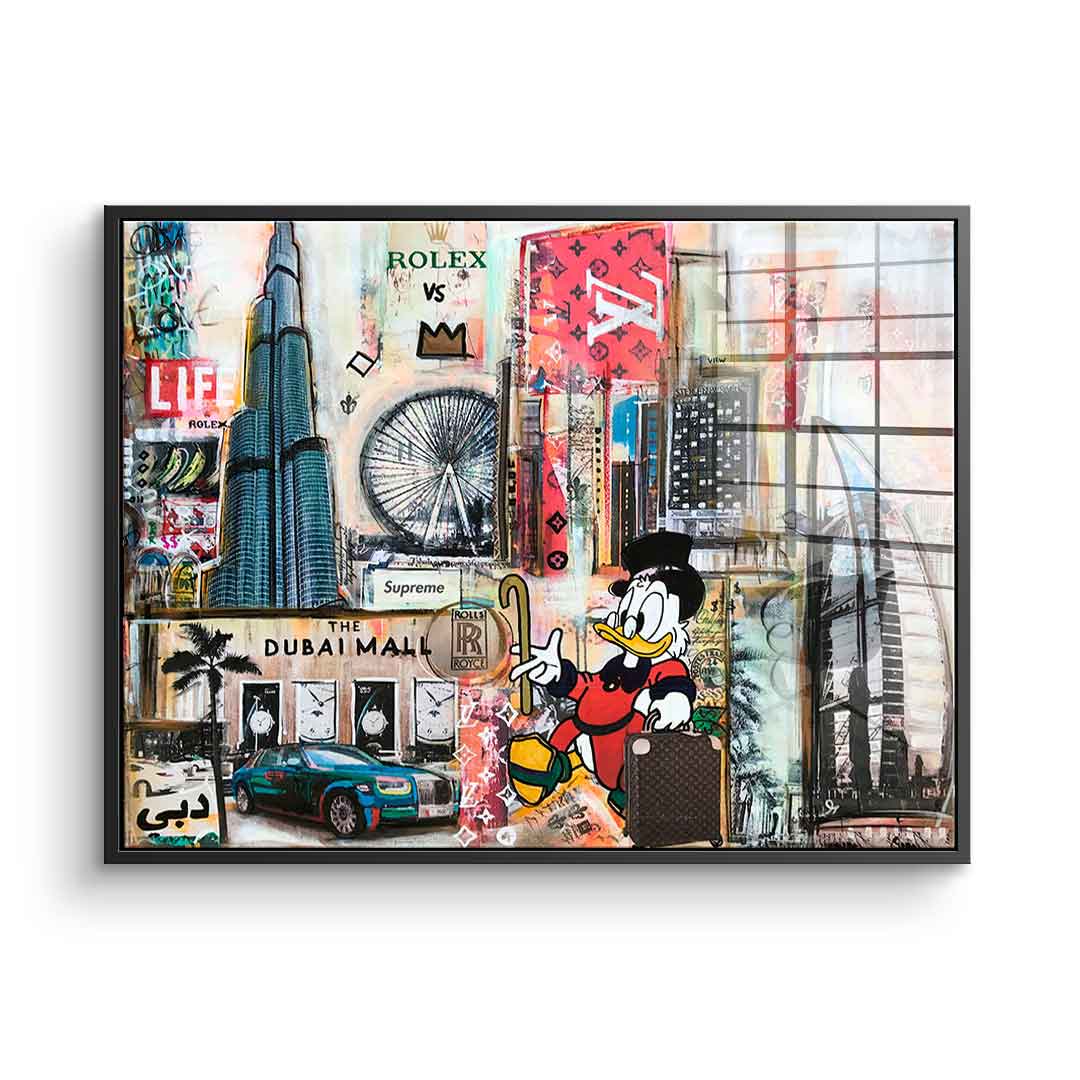 Dagobert in Dubai - Acrylglas