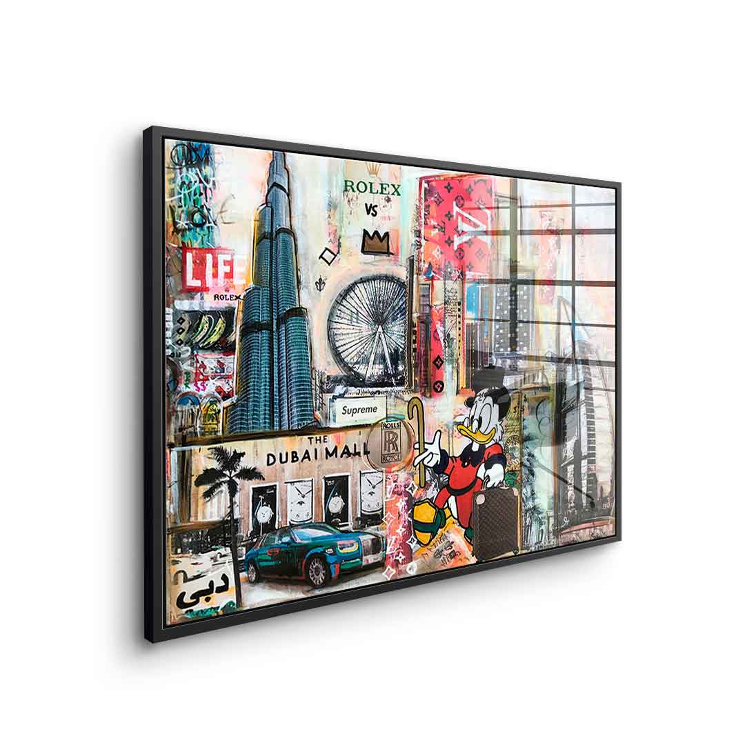 Dagobert in Dubai - Acrylglas