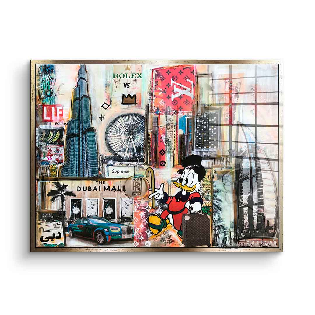 Dagobert in Dubai - Acrylglas