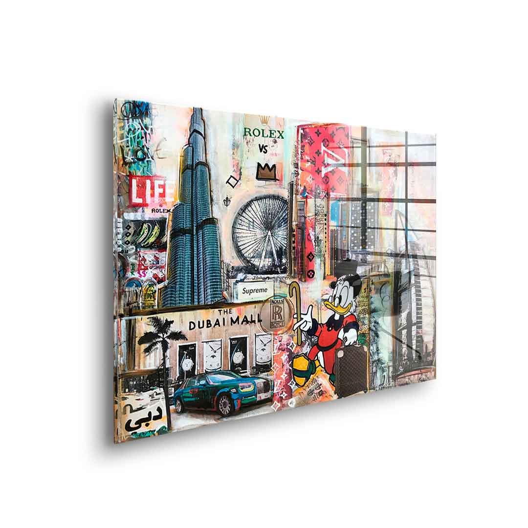 Dagobert in Dubai - Acrylglas
