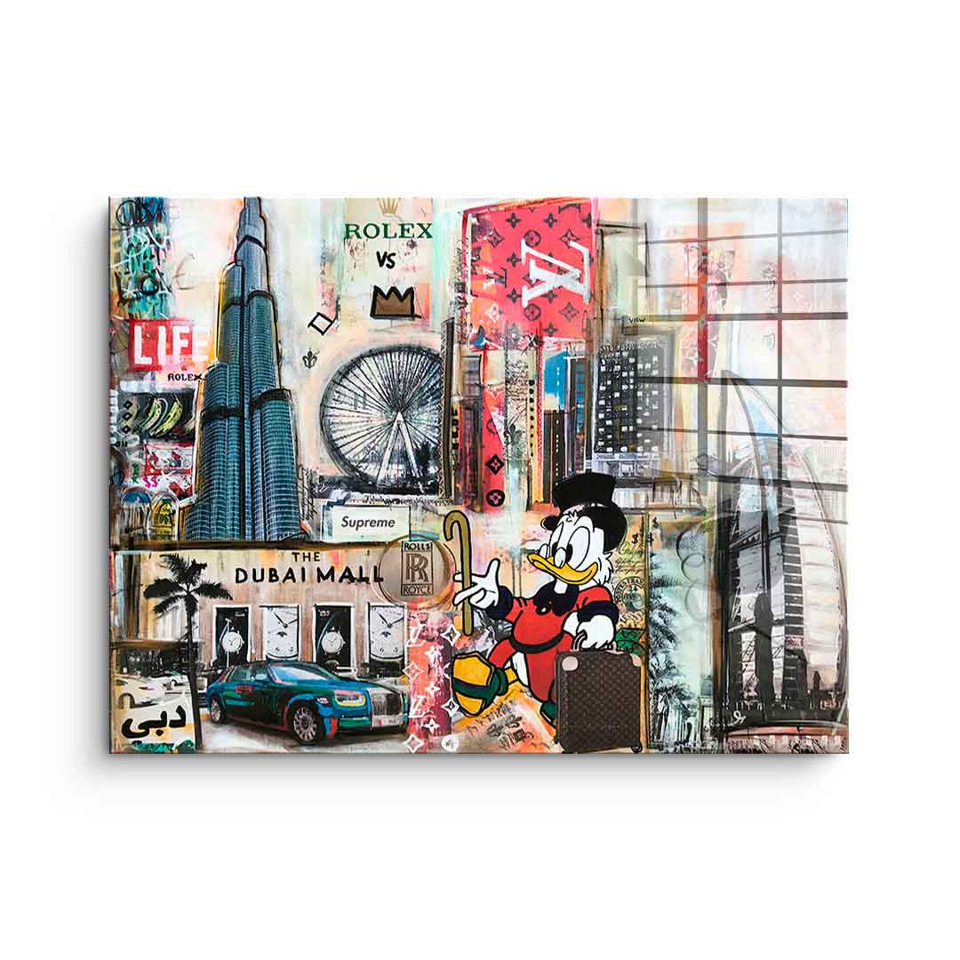 Dagobert in Dubai - Acrylglas