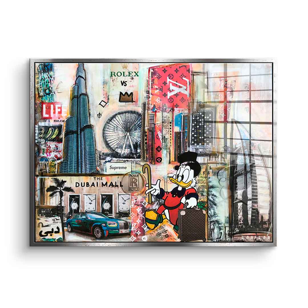 Dagobert in Dubai - Acrylglas