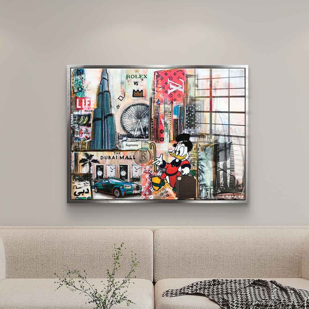 Dagobert in Dubai - Acrylglas