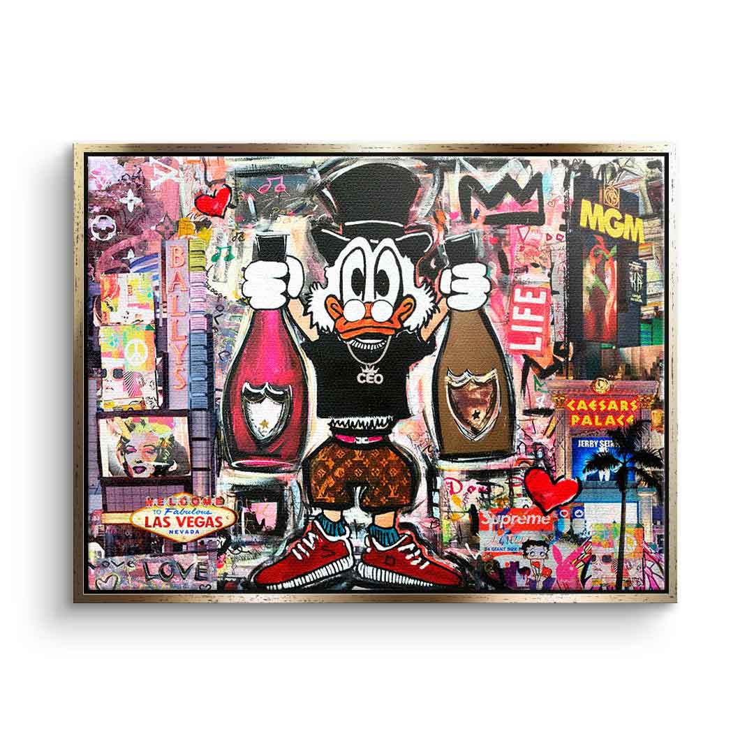 Scrooge McDuck in Las Vegas