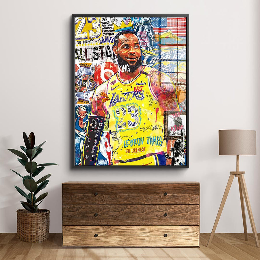 Lebron The King - szkło akrylowe