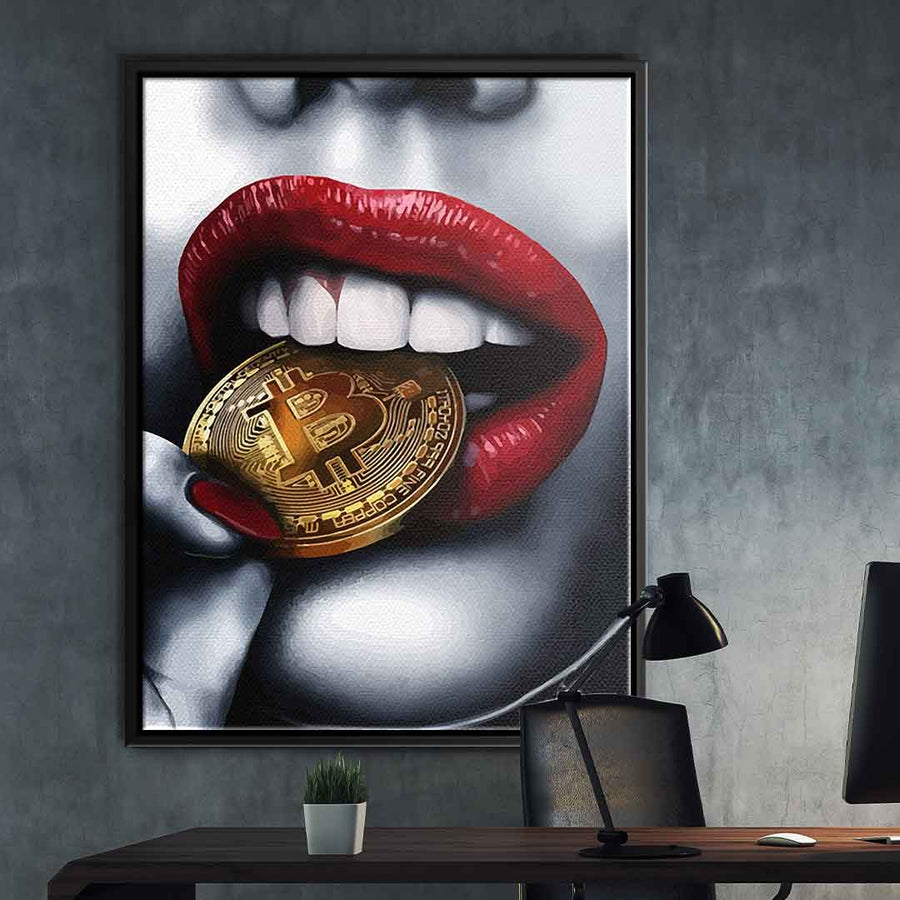 Dziewczyna Bitcoin