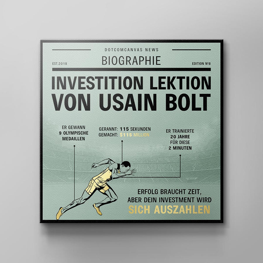 USAIN BOLT LEKCJA INWESTOWANIA | Edycja Kwadratowa