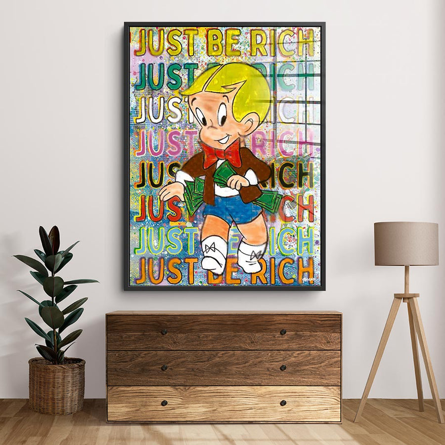 Just be Rich - Szkło akrylowe