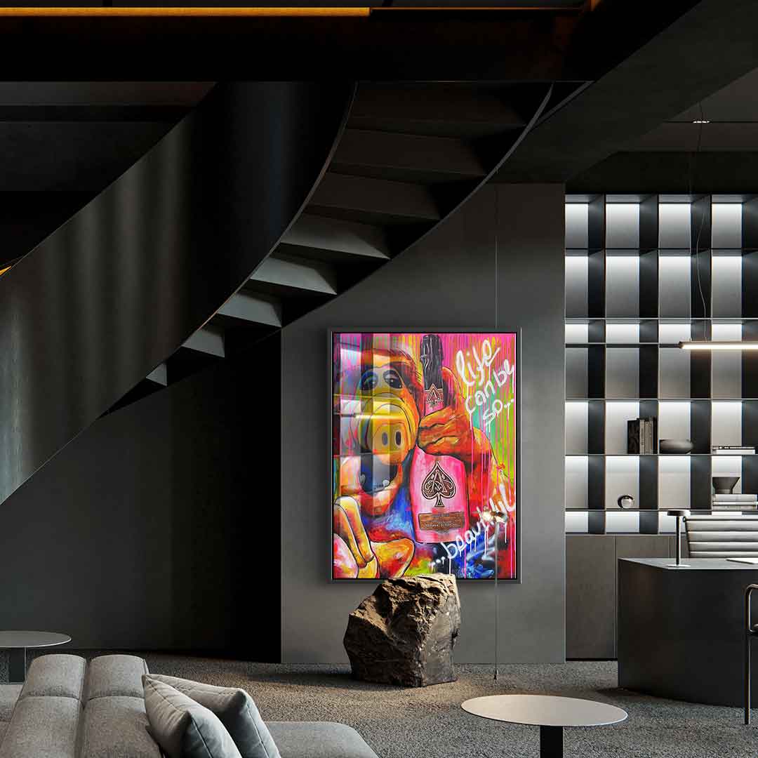 Life can be so beautiful - acrylic glass