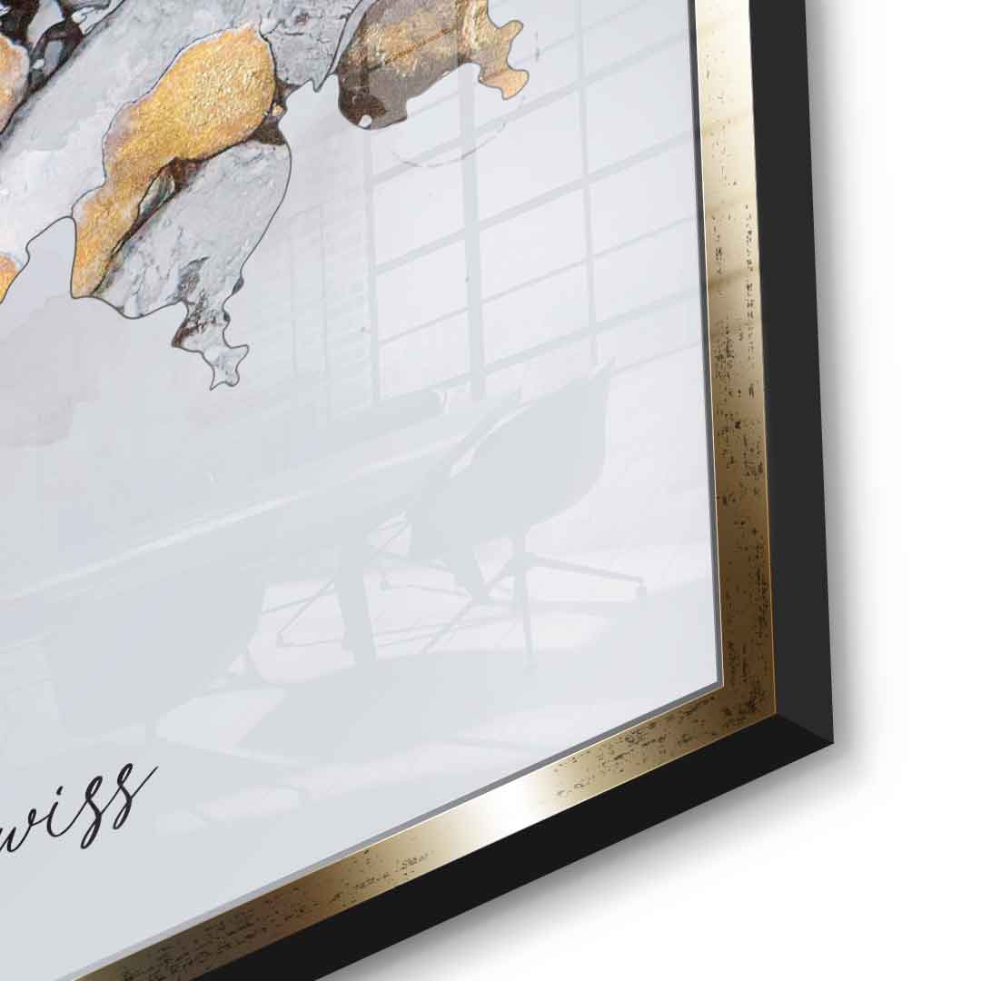 Abstract Countries - Swiss - Acrylglas