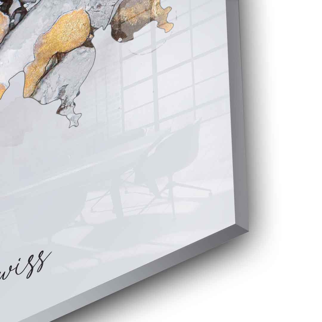 Abstract Countries - Swiss - Acrylglas