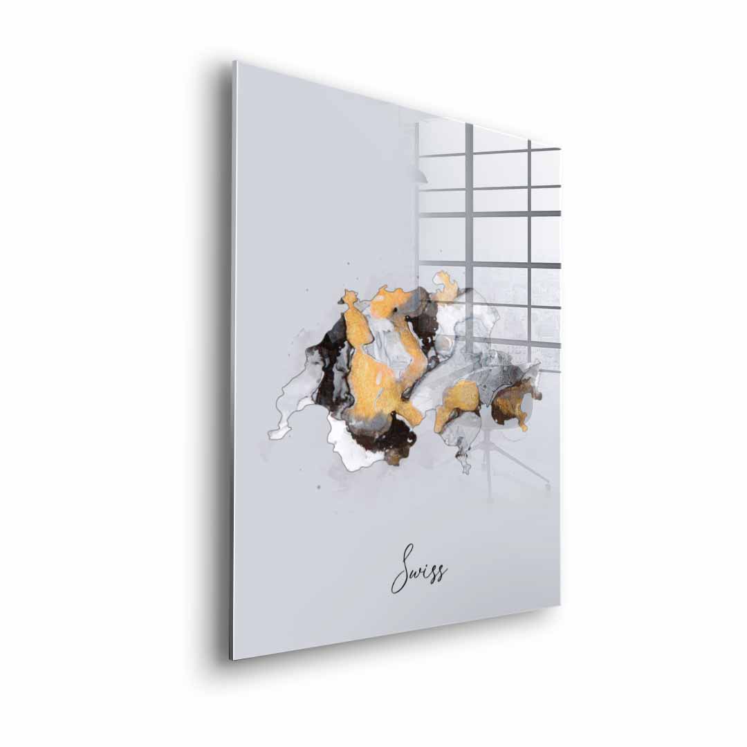 Abstract Countries - Swiss - Acrylglas