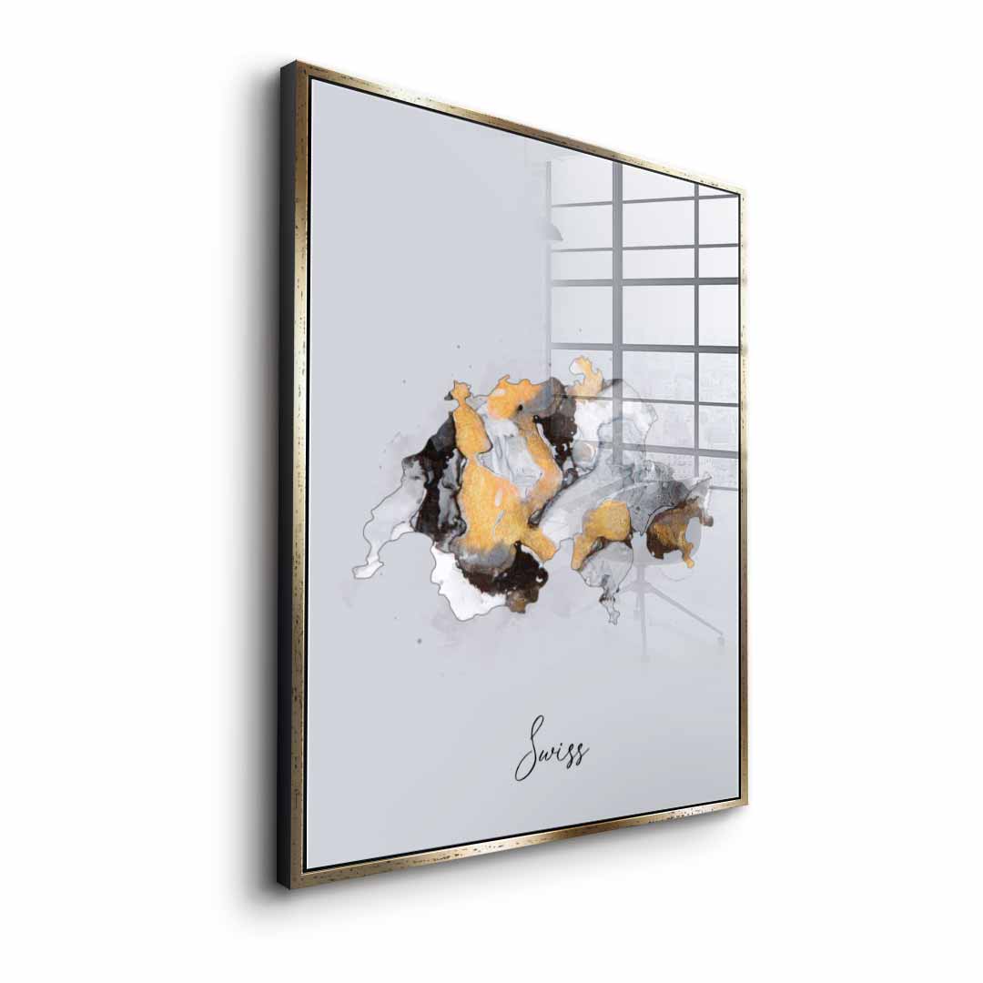 Abstract Countries - Swiss - Acrylglas