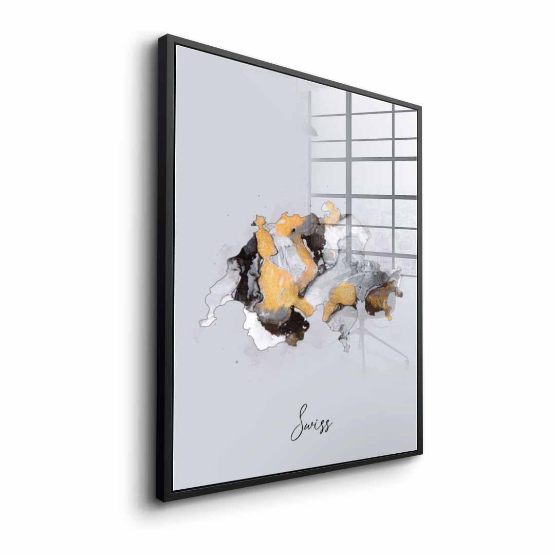 Abstract Countries - Swiss - Acrylglas
