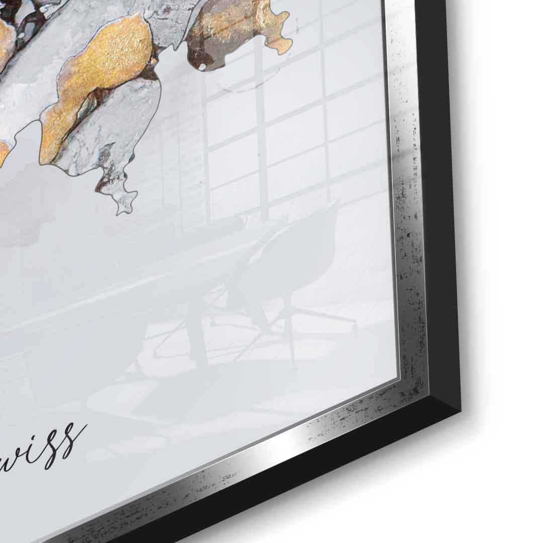 Abstract Countries - Swiss - Acrylglas