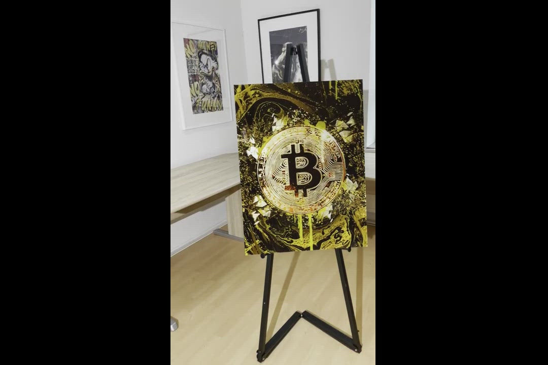 Load video: Goldrush Bitcoin - Gold Leaf