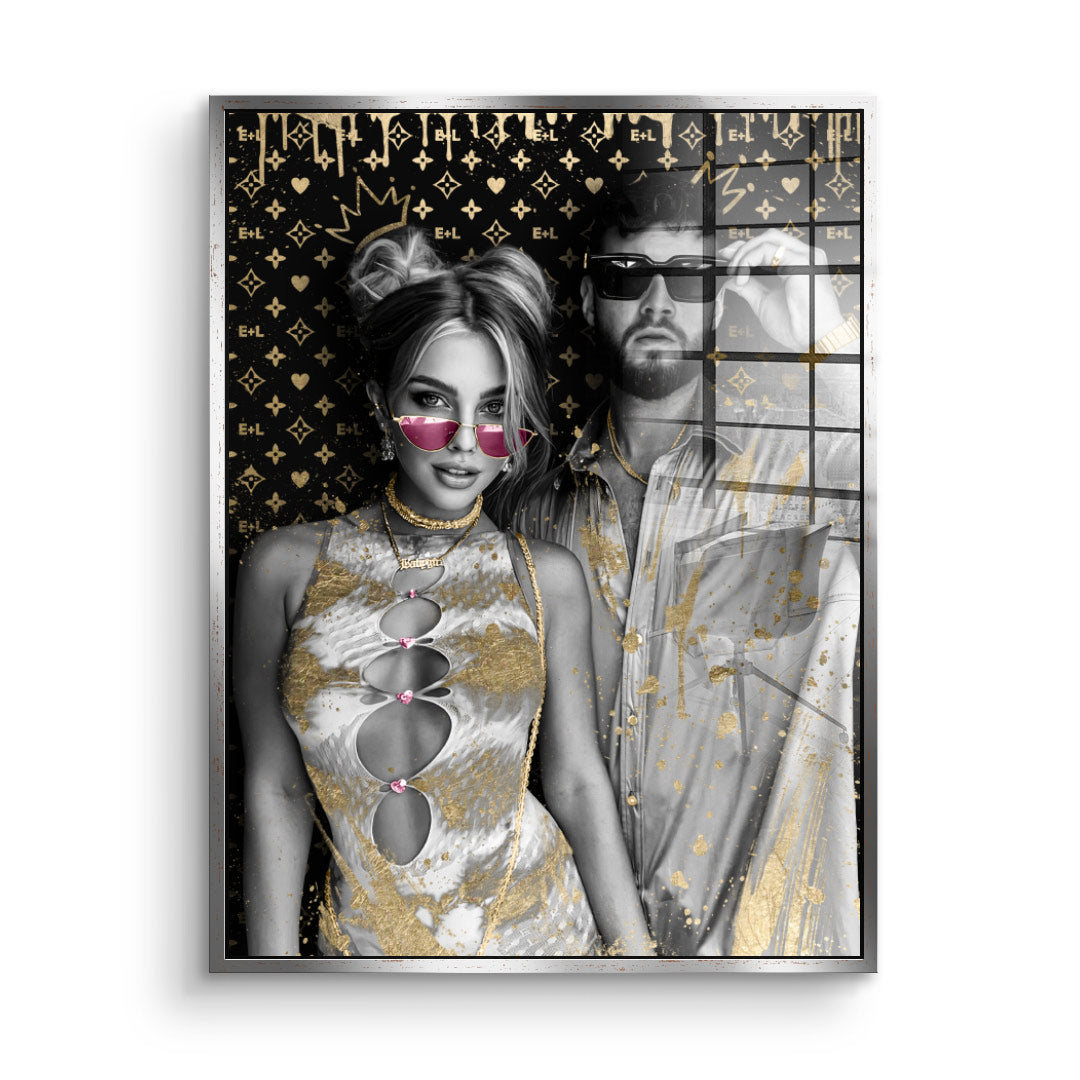 Unikat - Couple Editable Art - Acrylglas