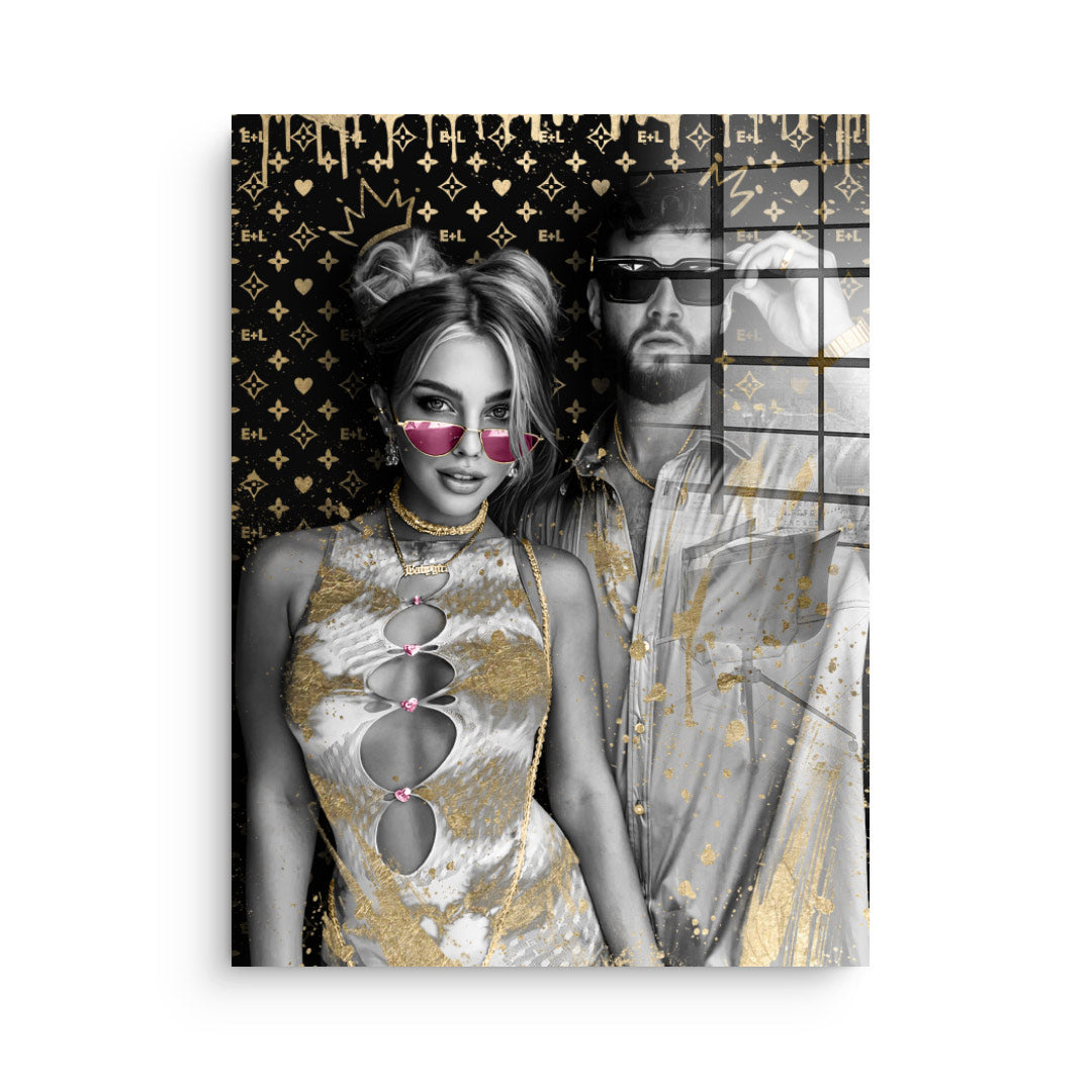 Unikat - Couple Editable Art - Acrylglas